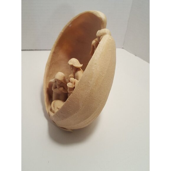 Christmas Sand Art Nativity Scene Tea Candle Holder Holy Family - Picture 6 of 9